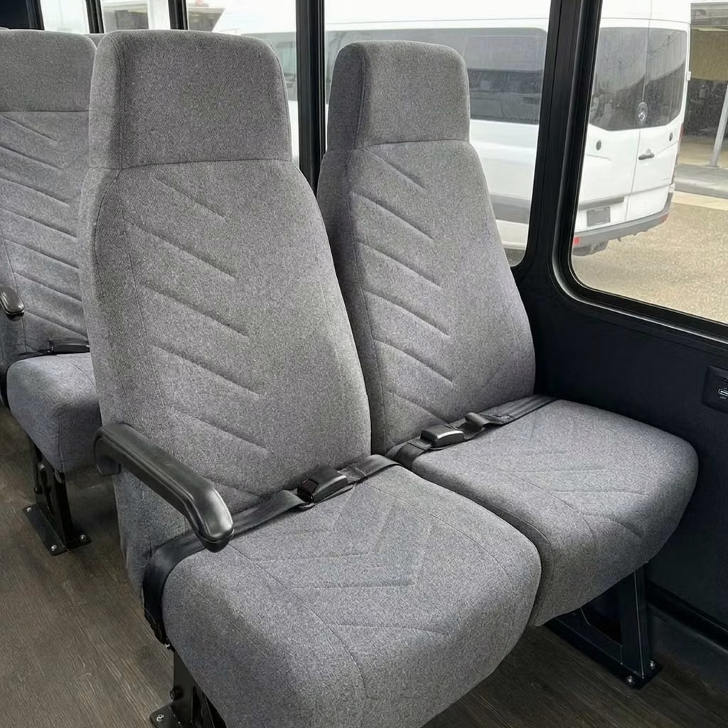 claremont 18 passenger minibus high back seats