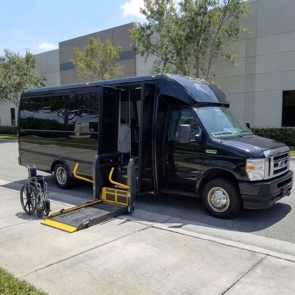 claremont 18 passenger minibus wheelchair lift
