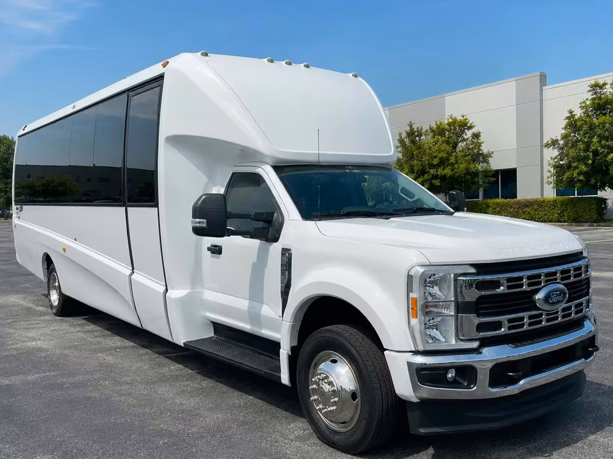 claremont 25 passenger minibus rental