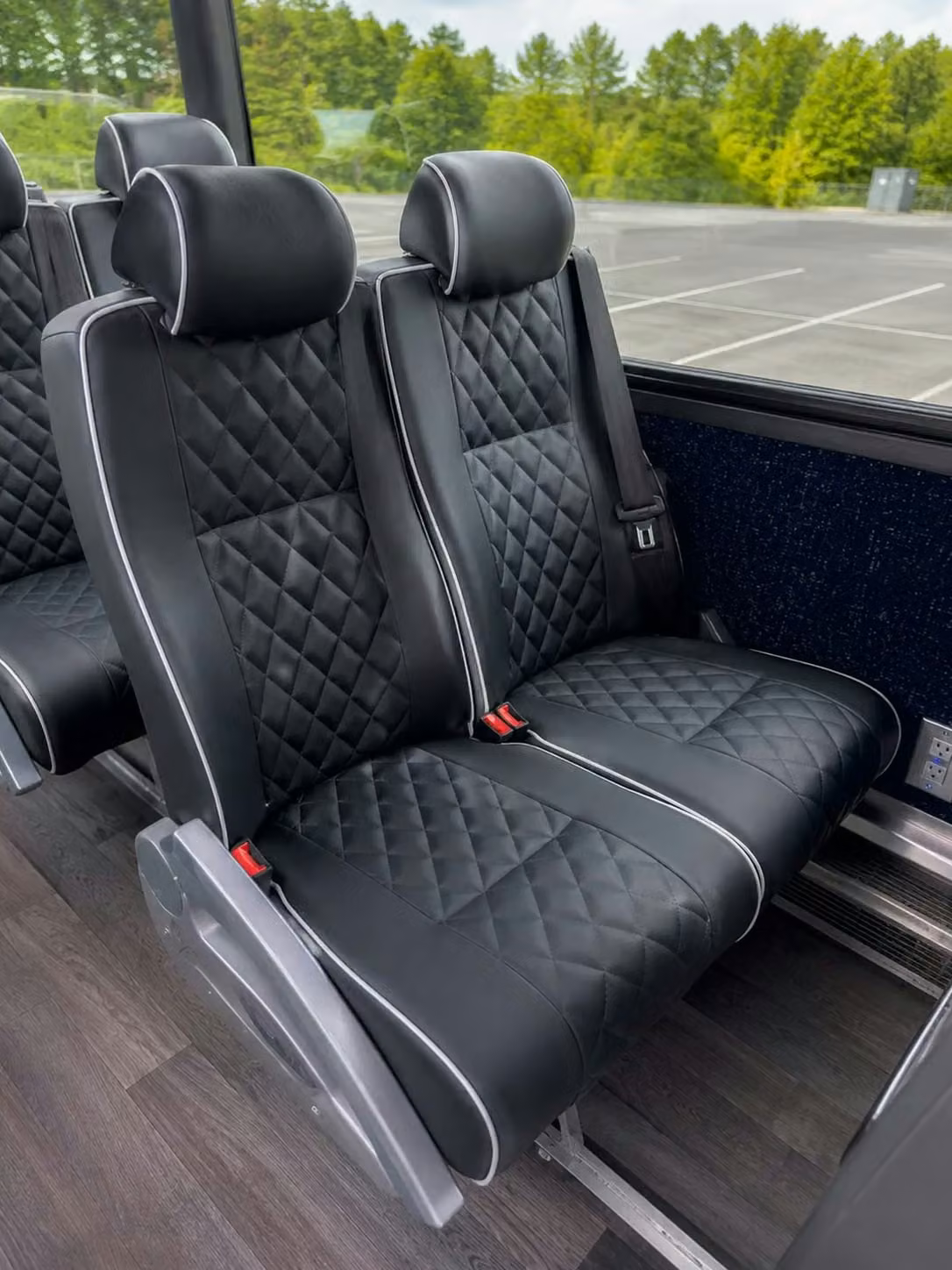 claremont 56 passenger charter bus reclining seats