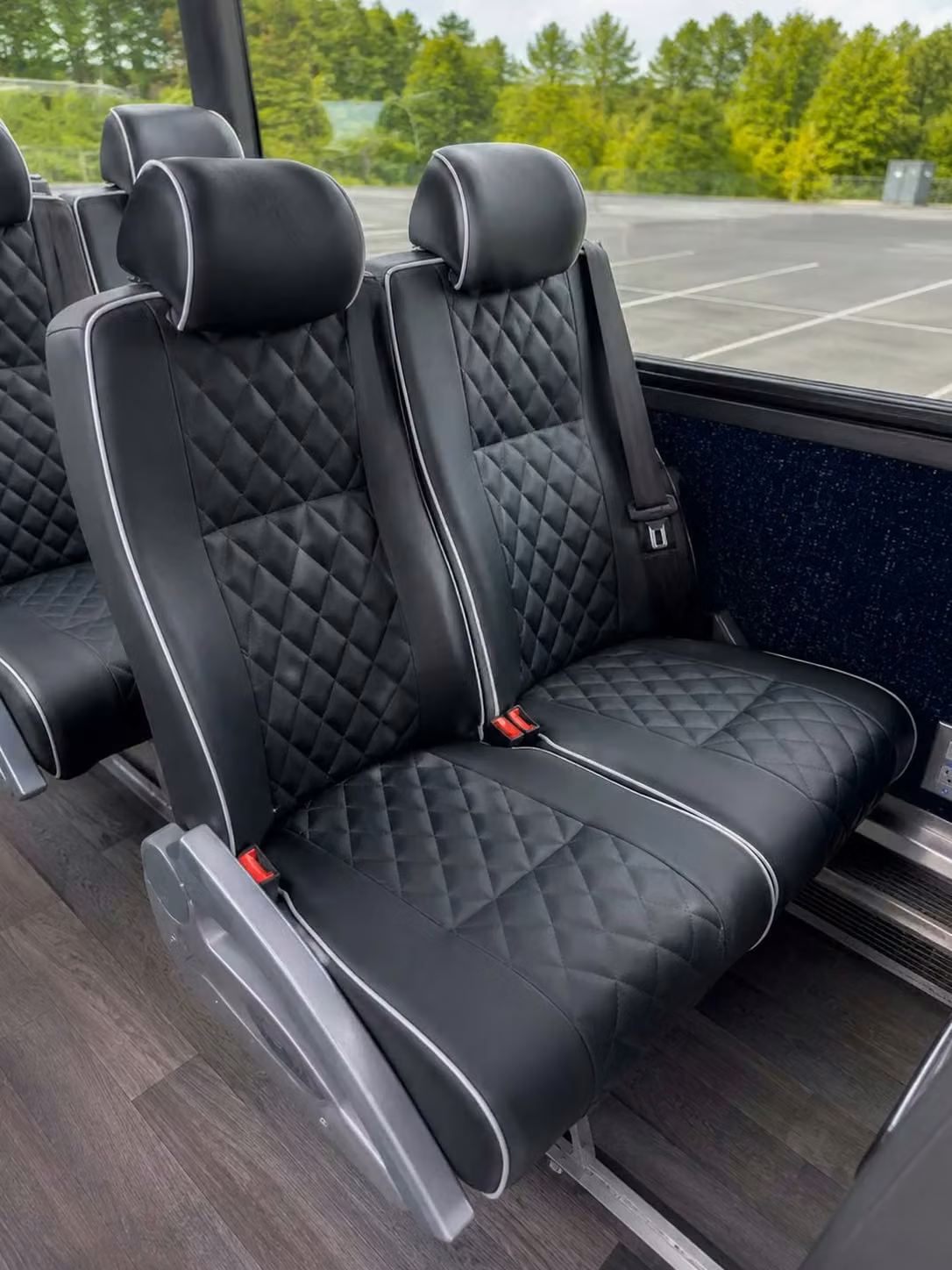 claremont charter bus reclining seats