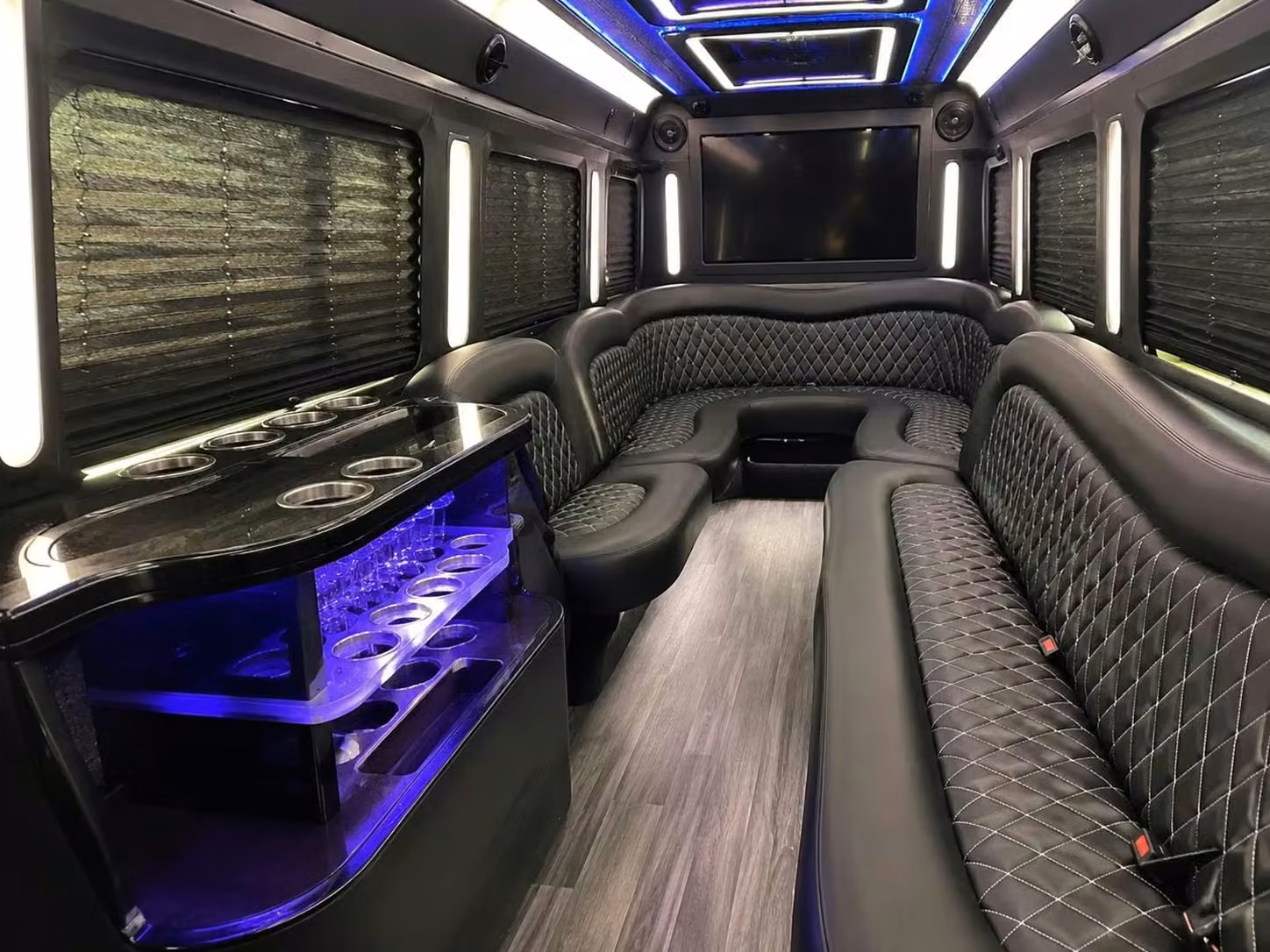 claremont party bus bar area