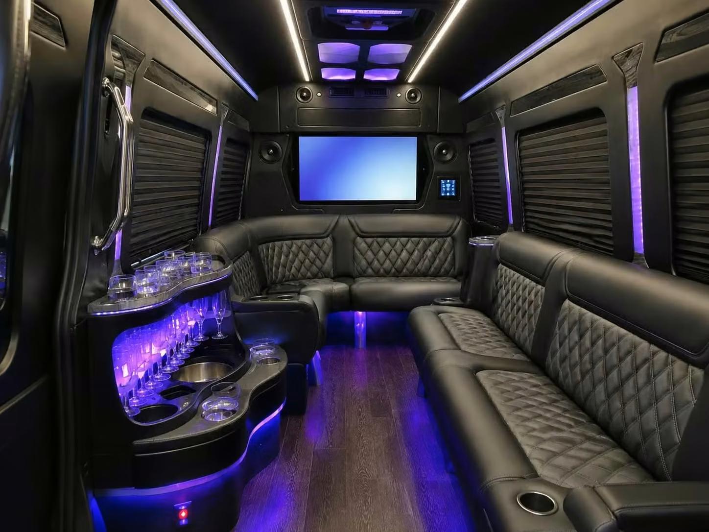 claremont party bus smart tvs