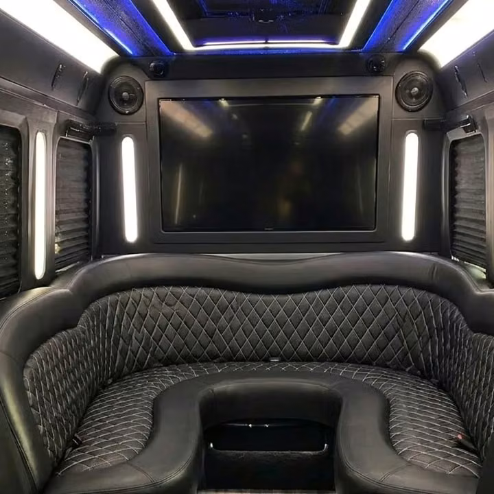 claremont party bus sound system