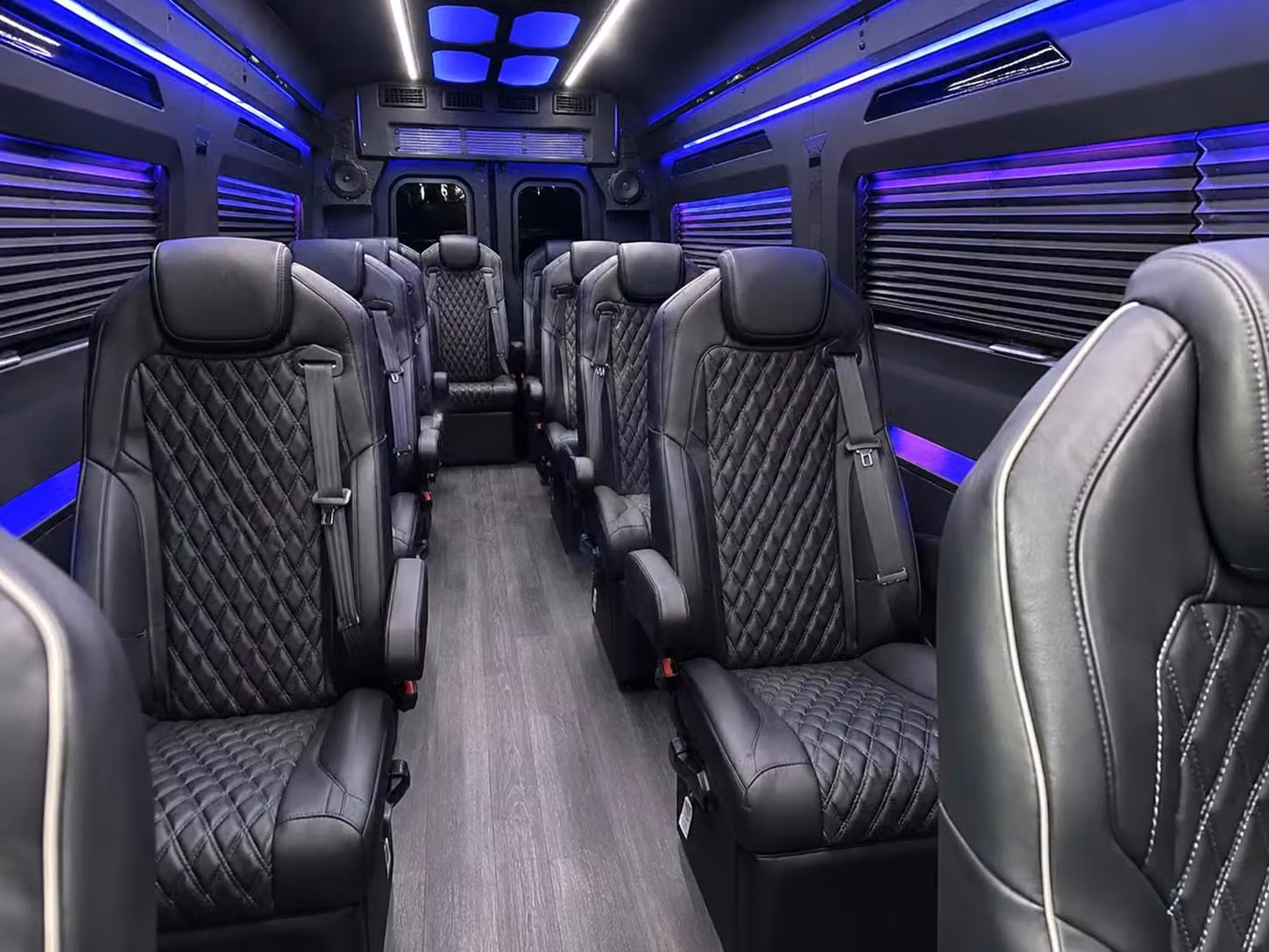 sprinter van with driver interior
